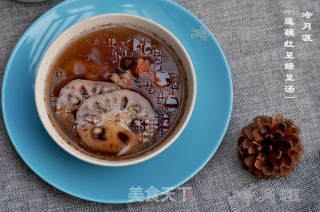 莲藕红豆绿豆汤的做法