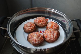 香菇酿肉的做法步骤：3