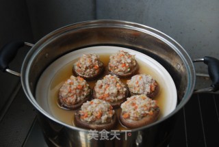 香菇酿肉的做法步骤：4