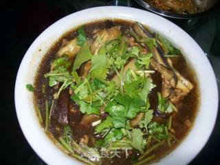 肉末蒸茄子的做法步骤：2