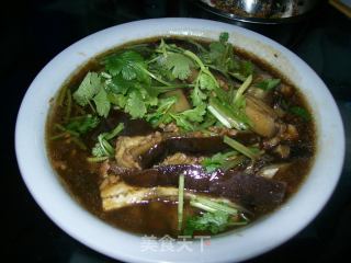 肉末蒸茄子的做法步骤：3