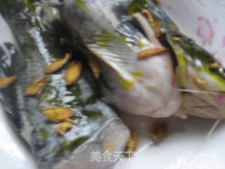 咸菜昂刺鱼的做法步骤：4