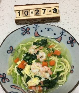 彩色蔬菜面条的做法