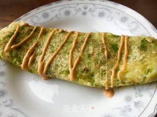 健康蔬菜鸡蛋饼的做法