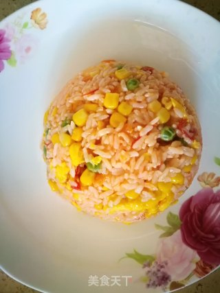 番茄炒饭的做法