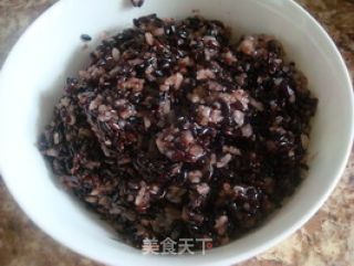 香甜脆糯——血糯米花卷的做法步骤：4
