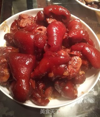 双冬冰糖蹄的做法
