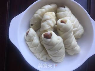 香肠卷、肉包子的做法