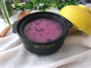 紫薯小米粥的做法