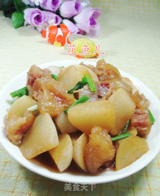 牛筋烧萝卜的做法
