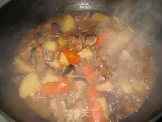 冬季美食--三宝烧排骨的做法步骤：12