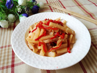 五花肉炒凉薯的做法