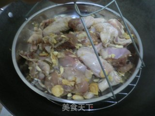 蒸咸鸡的做法步骤：6