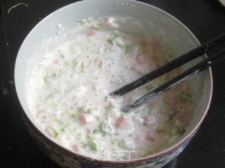 小白菜方腿肉面饼的做法步骤：3