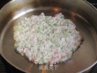 小白菜方腿肉面饼的做法步骤：4