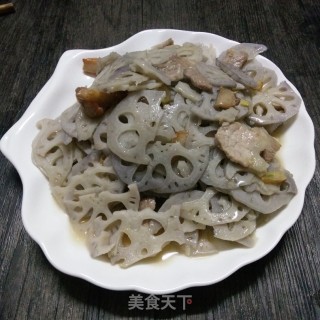 家常炒藕的做法