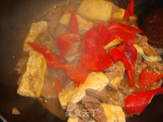 快捷家常菜“豆腐炒肉片”的做法步骤：11