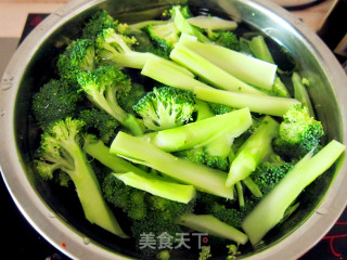 快手菜：鲮鱼炒西兰花的做法步骤：1