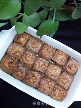 卤煮油豆泡塞肉的做法