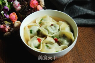 荠菜肉馄饨的做法