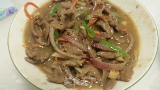 三丝牛肉片的做法