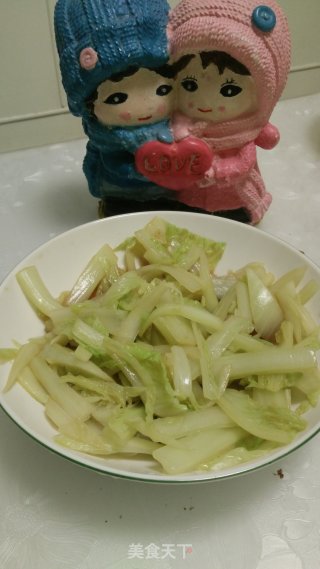 凉拌白菜帮的做法