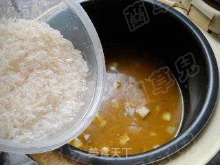 咖喱牛肉焖饭的做法步骤：8