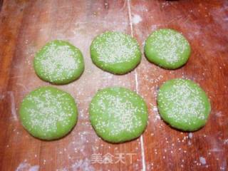 菠菜芝麻小饼的做法步骤：6