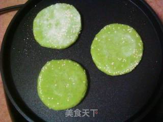 菠菜芝麻小饼的做法步骤：7