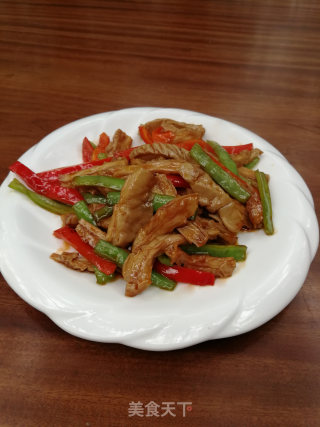 双椒肥肠的做法