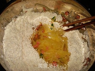 萝卜丝鸡蛋饼的做法步骤：3