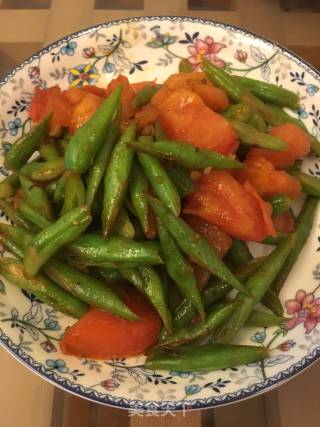 番茄四季豆的做法