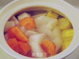 红白萝卜大骨汤的做法步骤：5
