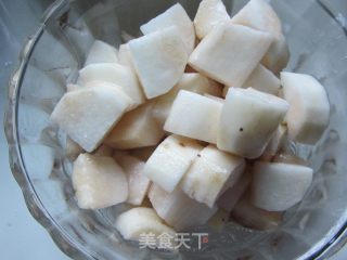 西兰花根茎炒素丁的做法步骤：7