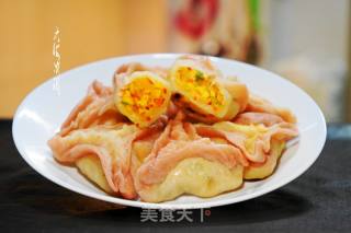 汤面素馅水煎包的做法