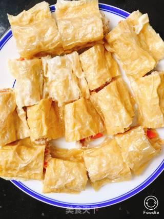 腐衣肉末卷的做法