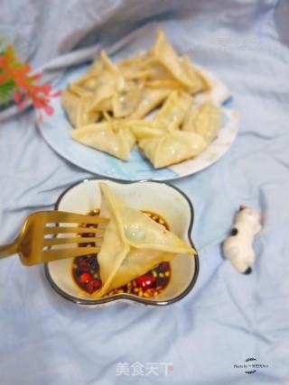 香葱造型煎饺的做法