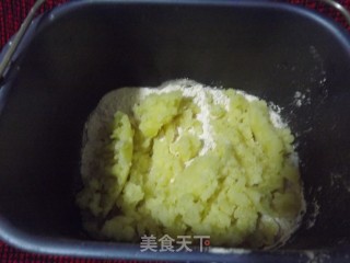 土豆发面饼的做法步骤：4