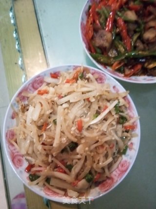 白萝卜炒虾米的做法