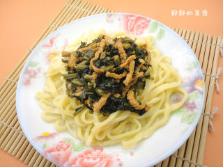 雪菜肉丝手擀面的做法步骤：19
