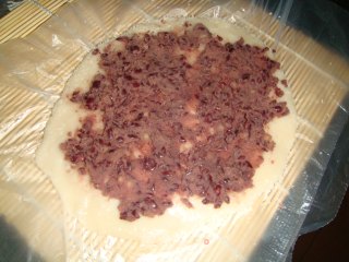 椰丝豆沙卷的做法步骤：7