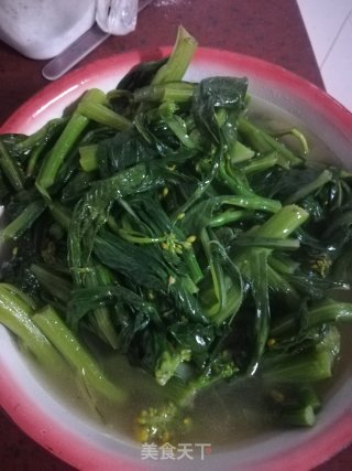 家常油菜花的做法
