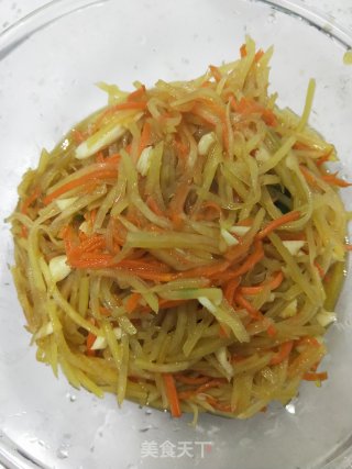 家常土豆丝的做法