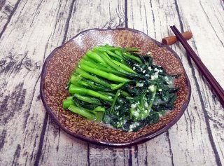 蒜蓉炒菜心的做法