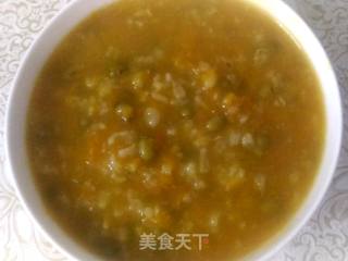 南瓜绿豆粥的做法
