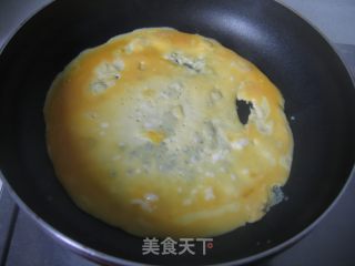 韭菜蛋皮炒肉丝的做法步骤：3