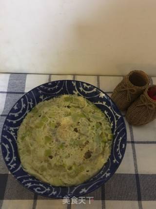蒸鸡蛋咸菜的做法