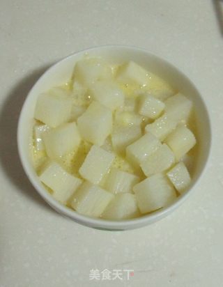 冬季孩子也爱吃的养生菜----拨丝山药的做法步骤：5
