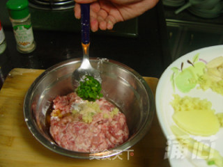 黄金猪肉蛋卷的做法步骤：1