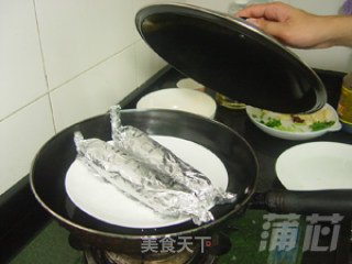 黄金猪肉蛋卷的做法步骤：6